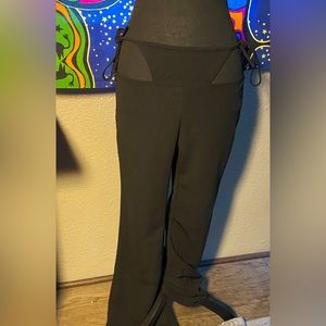 Bell bottom leggings ,thong imitation